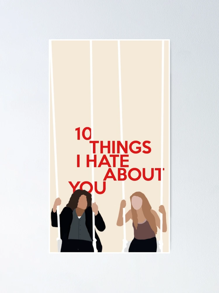 10 Things I Hate About You (1999) Movie Poster for Sale by LovedPosters