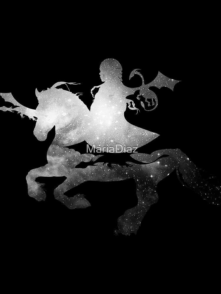 Daenerys riding Silver by MariaDiaz
