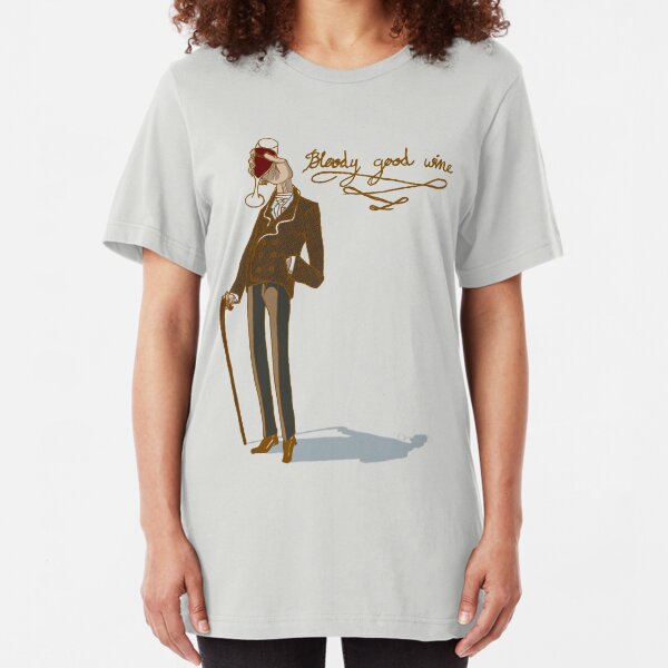 Bloody good wine Slim Fit T-Shirt