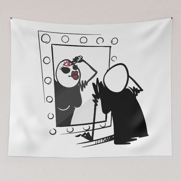 Item preview, Mr. Freeman in mirror designed and sold by estademoda.
