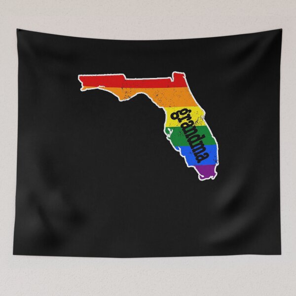 Item preview, LGBTQ Flag Rainbow Pride Florida Grandma LGBTQ designed and sold by shoppzee.