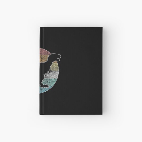Dino retro dinosaur gift Hardcover Journal