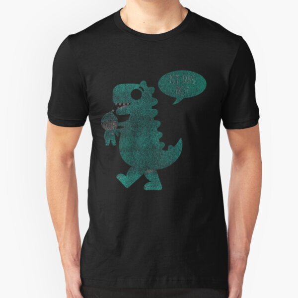 Dinosaur T-Rex child hunger gift Slim Fit T-Shirt