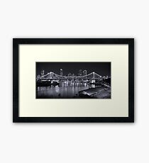 Story Bridge B&W- Brisbane Framed Print