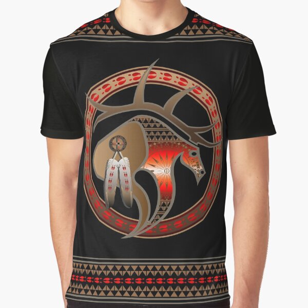 Hehaka (Elk) Graphic T-Shirt