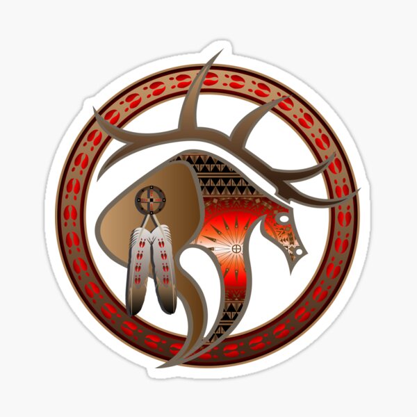 Item preview, Hehaka (Elk) designed and sold by MelvinWarEagle.