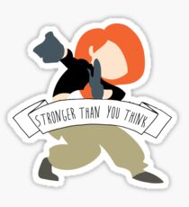Kim Possible - Stronger Than You Think Sticker