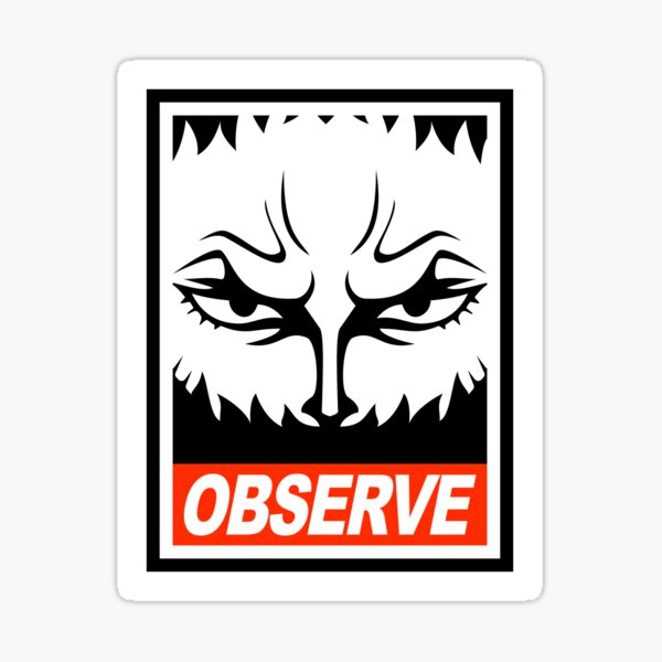 Observe Stickers | Redbubble