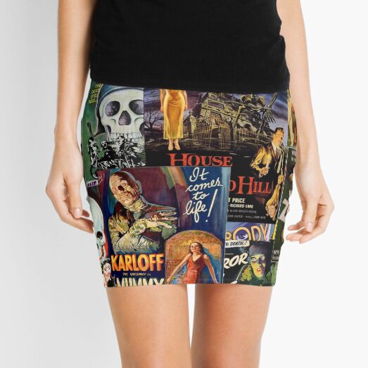 Monster Movies Mini Skirt