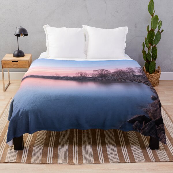 Item preview, Smoothing the Ripples - Lake Cove Sunrise in Rose Gold Sapphire and Rich Sienna designed and sold by Georgia Mizuleva.