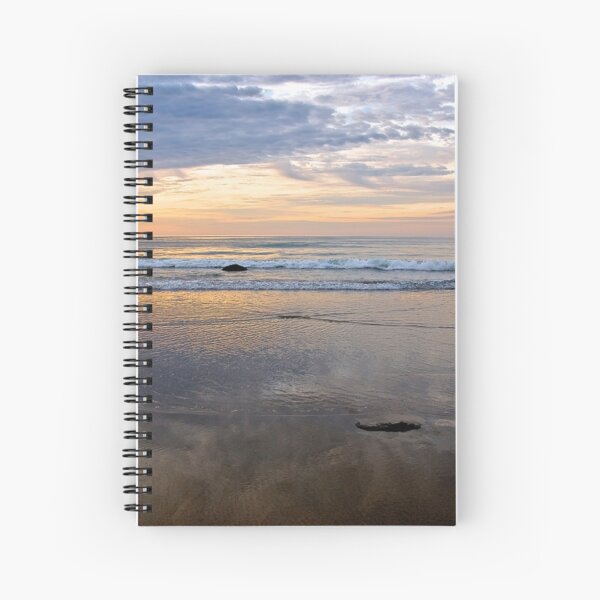 Well's Beach Maine 4 Spiral Notebook