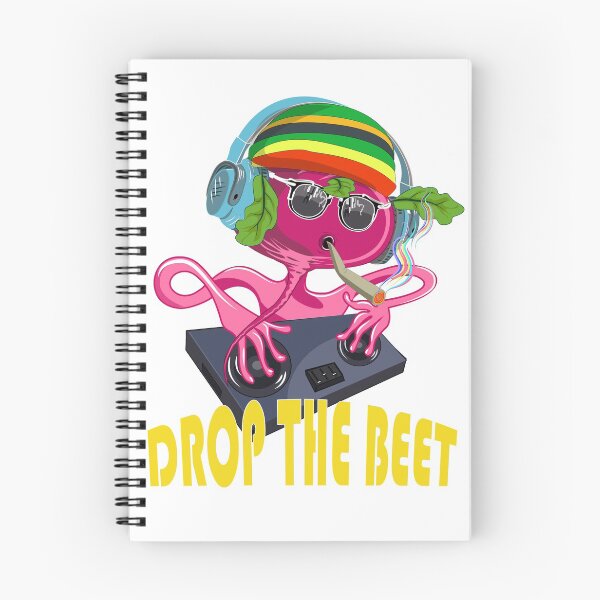 Item preview, DJ Gift Idea Funny Beet in Rasta Hat DJ Vinyl Decks T-shirt  designed and sold by Wisepublisher.