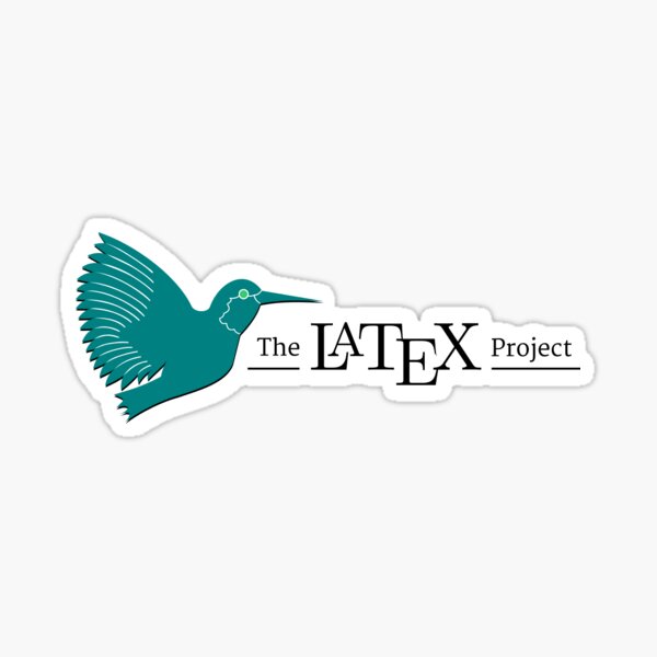 LaTeX Project Logo Sticker
