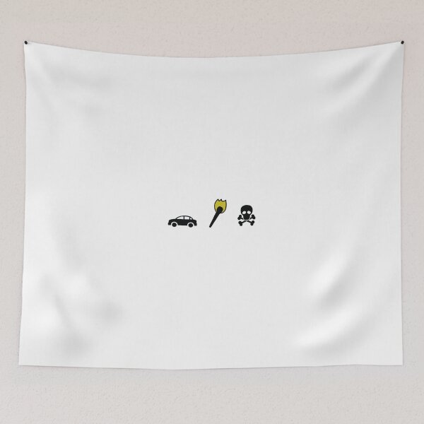 Item preview, A car, torch and death - three icons designed and sold by Doide.