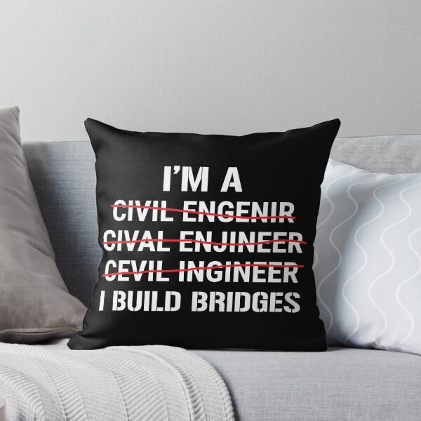 Item preview, I'm A Civil Engineer Build Bridges Funny T-shirt designed and sold by zcecmza.