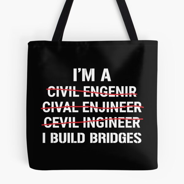 Item preview, I'm A Civil Engineer Build Bridges Funny T-shirt designed and sold by zcecmza.