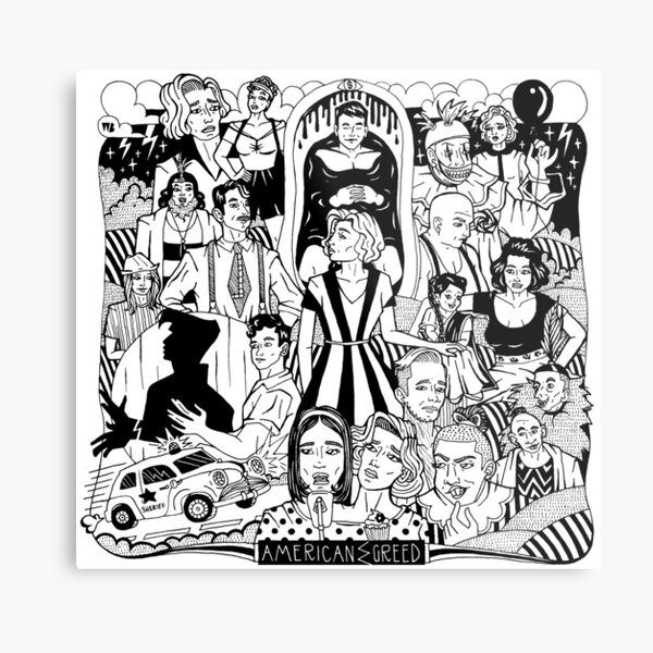 AHS - FREAKSHOW Metal Print