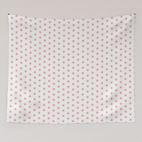 Item preview, midcentury stars pink designed and sold by LittleBettyMakes.