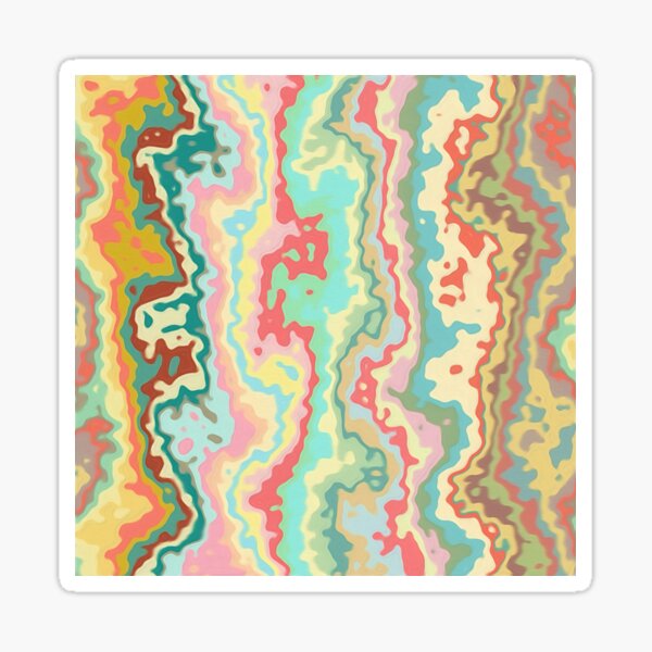 Abstract streams Sticker