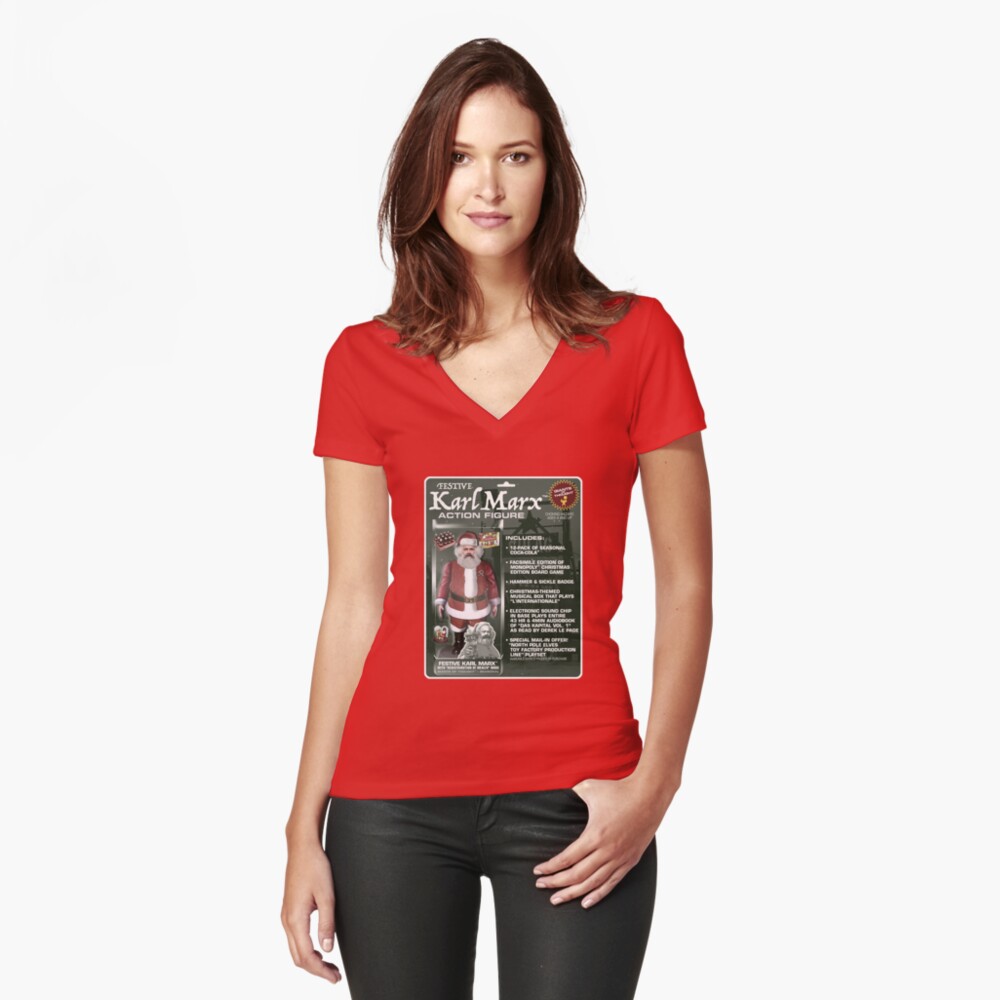 Festive Karl Marx Action Figure Essential T-Shirt for Sale by