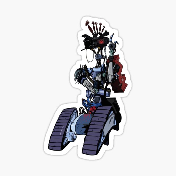 Johnny Five Sticker For Sale By Pikokk Redbubble