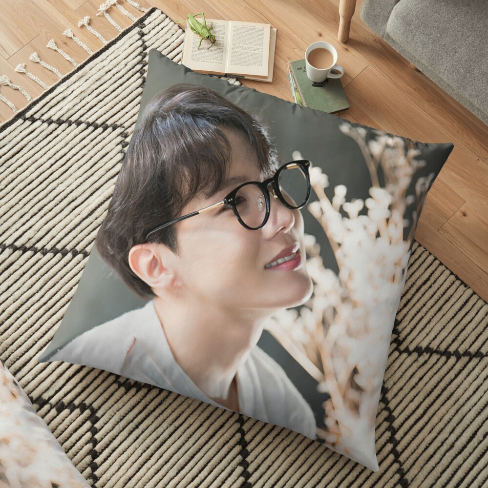 J Hope Bts Cute Holiday Theme Floor Pillow By Kpoptokens Redbubble