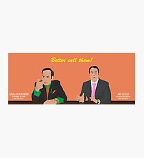 Nennen Sie sie besser - Saul Goodman - Ari Gold Fotodruck