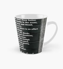 Taza cónica El hombre en la arena por Theodore Roosevelt
