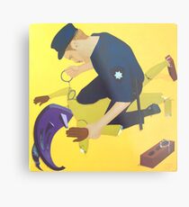 Poor Craftsmanship Observed During Autoanimation Arrest Metal Print