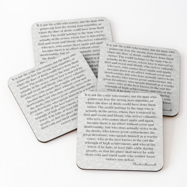 Item preview, The Man In The Arena by Theodore Roosevelt designed and sold by Desiderata4u.