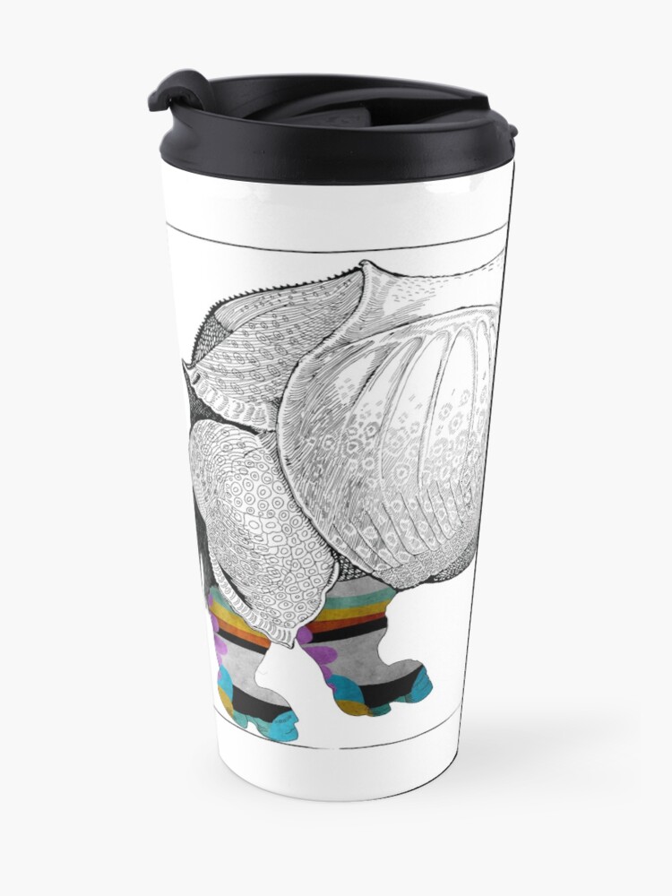 Alternate view of Mother Flippin' Rhymnoceros, Flight of the Conchords Travel Mug