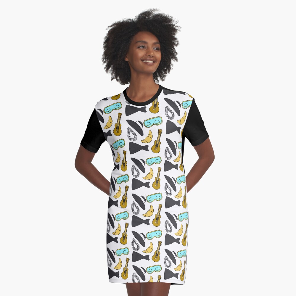 Audrey Graphic T-Shirt Dress