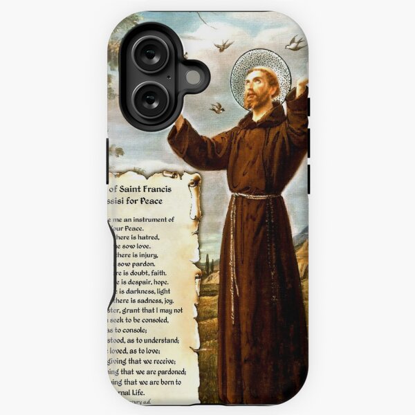 Item preview, St. Francis of Assisi Simple Prayer for Peace designed and sold by Desiderata4u.