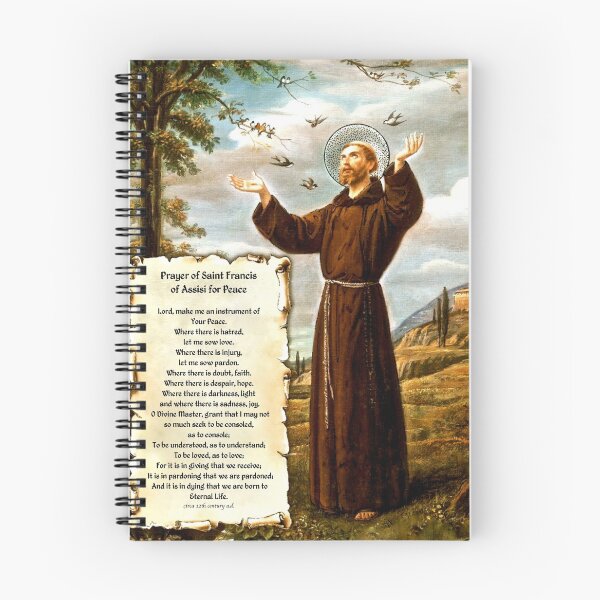 Item preview, St. Francis of Assisi Simple Prayer for Peace designed and sold by Desiderata4u.
