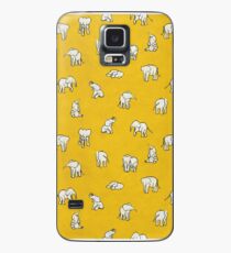 Elefanten in Gelb Hülle & Skin für Samsung Galaxy