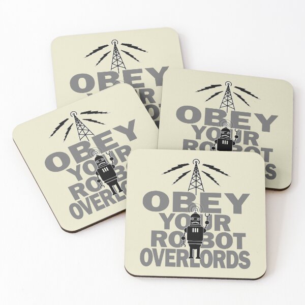 Item preview, Obey Your Robot Overlords designed and sold by ray 6volt.
