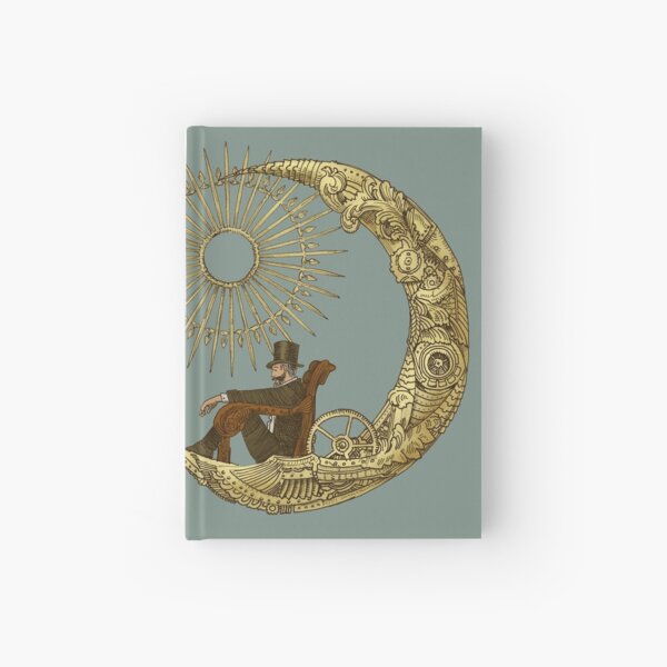 Moon Travel Hardcover Journal