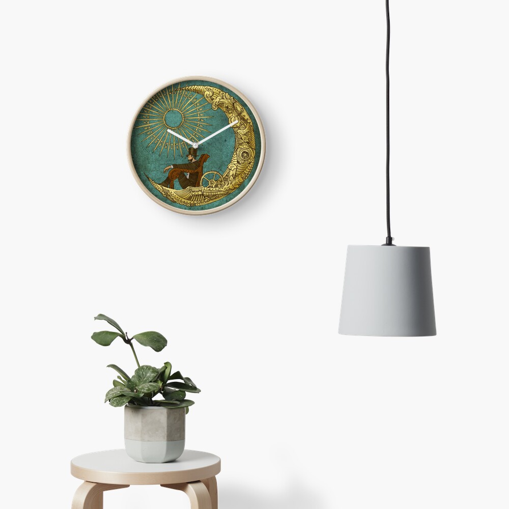 Moon Travel Clock