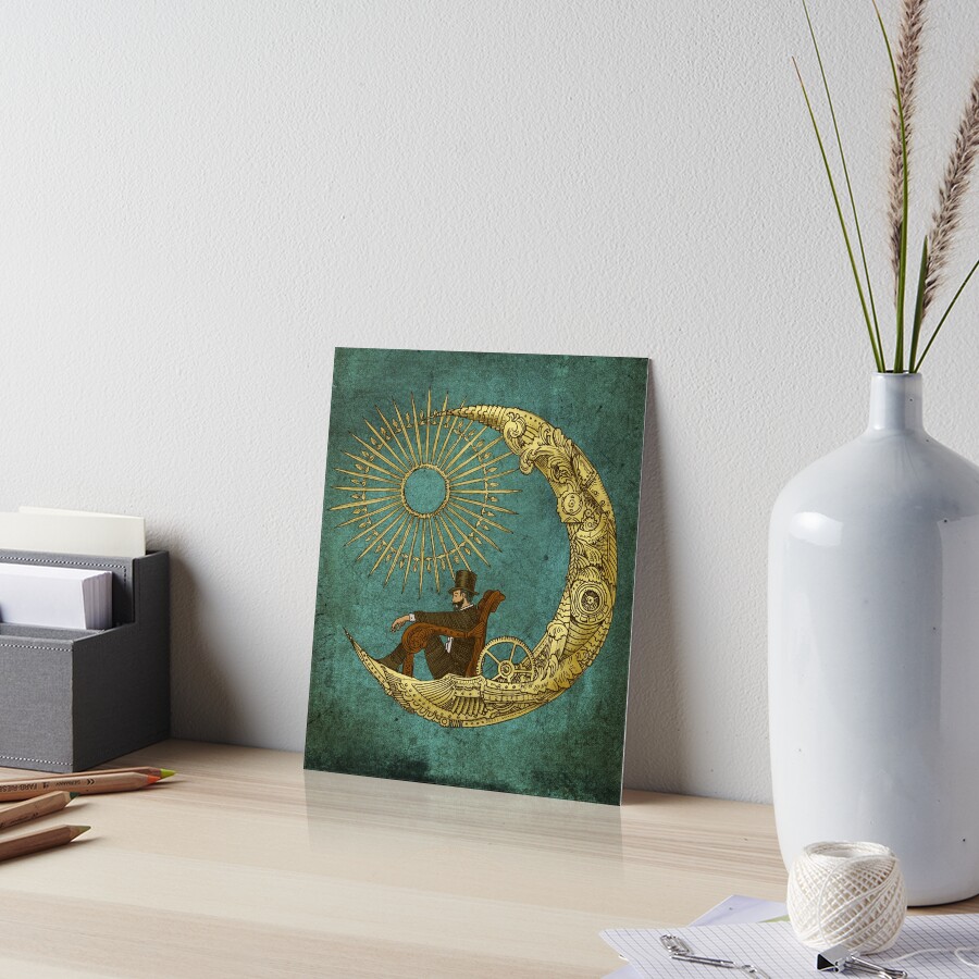 Moon Travel Art Board Print