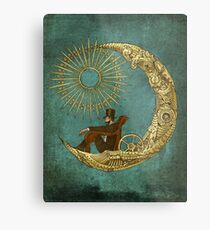 Mondreise Metallbild