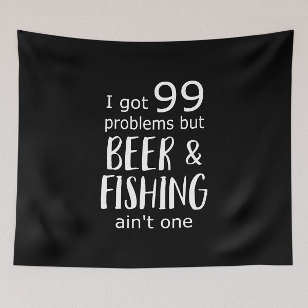 Item preview, Beer & Fishing Fisherman Angler designed and sold by DanceAddict.