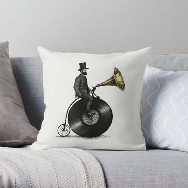 Music Man Throw Pillow