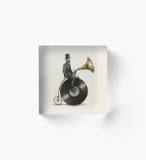 Bloque acrílico Hombre musical