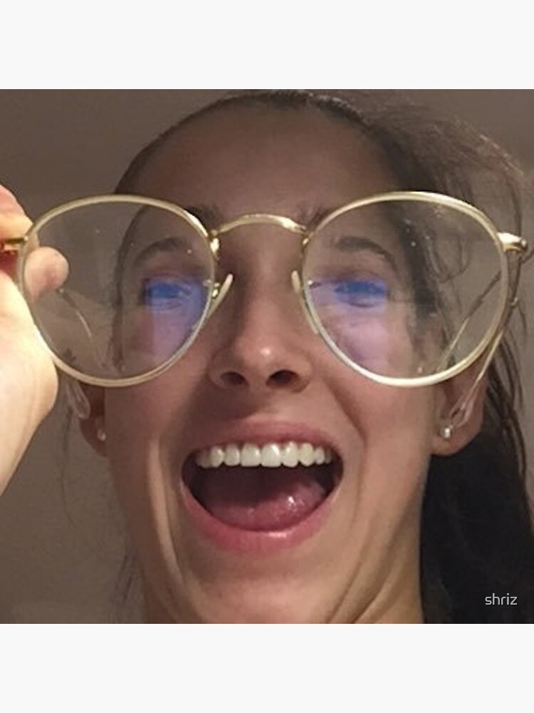 "Joana Ceddia Glasses" Sticker by shriz | Redbubble