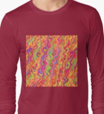 Abstract color streams Long Sleeve T-Shirt