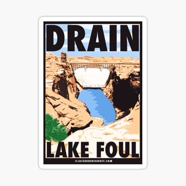 Item preview, Drain Lake Foul designed and sold by River and Ridge.
