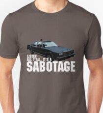 Sabotage Beastie Boys Car Tshirt Slim Fit T-Shirt