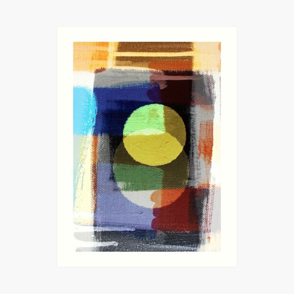 First Day/Morning Digital Collage/Painting-Print by Jenny Meehan Art Print