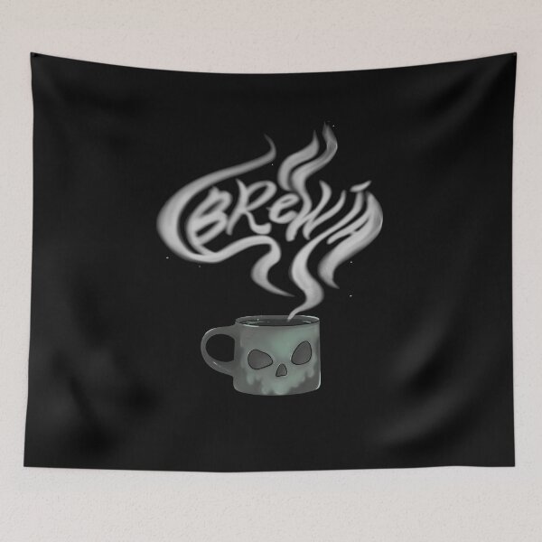 Item preview, Funny Bruja Coffee Halloween Skull Mug  designed and sold by TheGhoulishGarb.