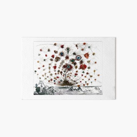 #painting #illustration #vector #design #art #abstract #decoration #flower #element #pattern #nature #horizontal #retrostyle #SalvadorDali Art Board Print